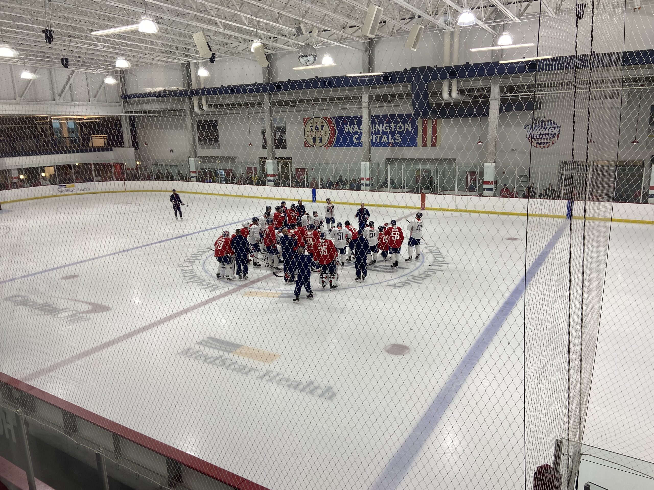 Capitals Camp Notebook: Changing Lines; Mantha Slims Down