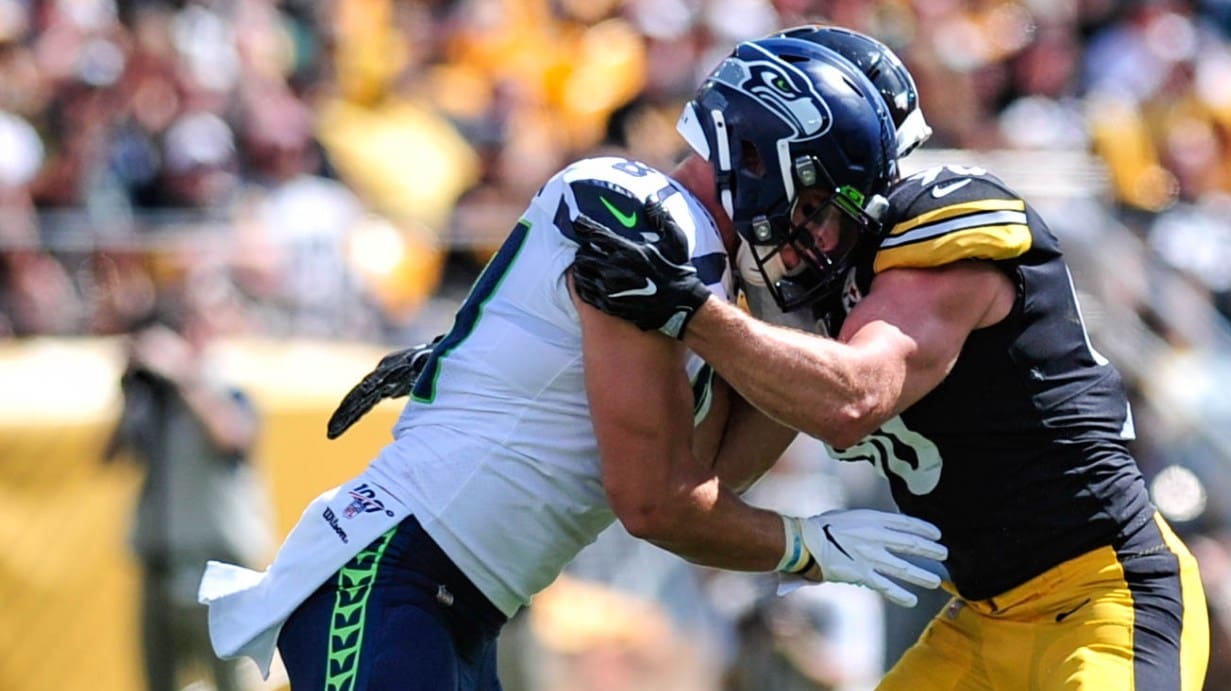 With McDonald hurt, Steelers add Seahawks tight end Vannett