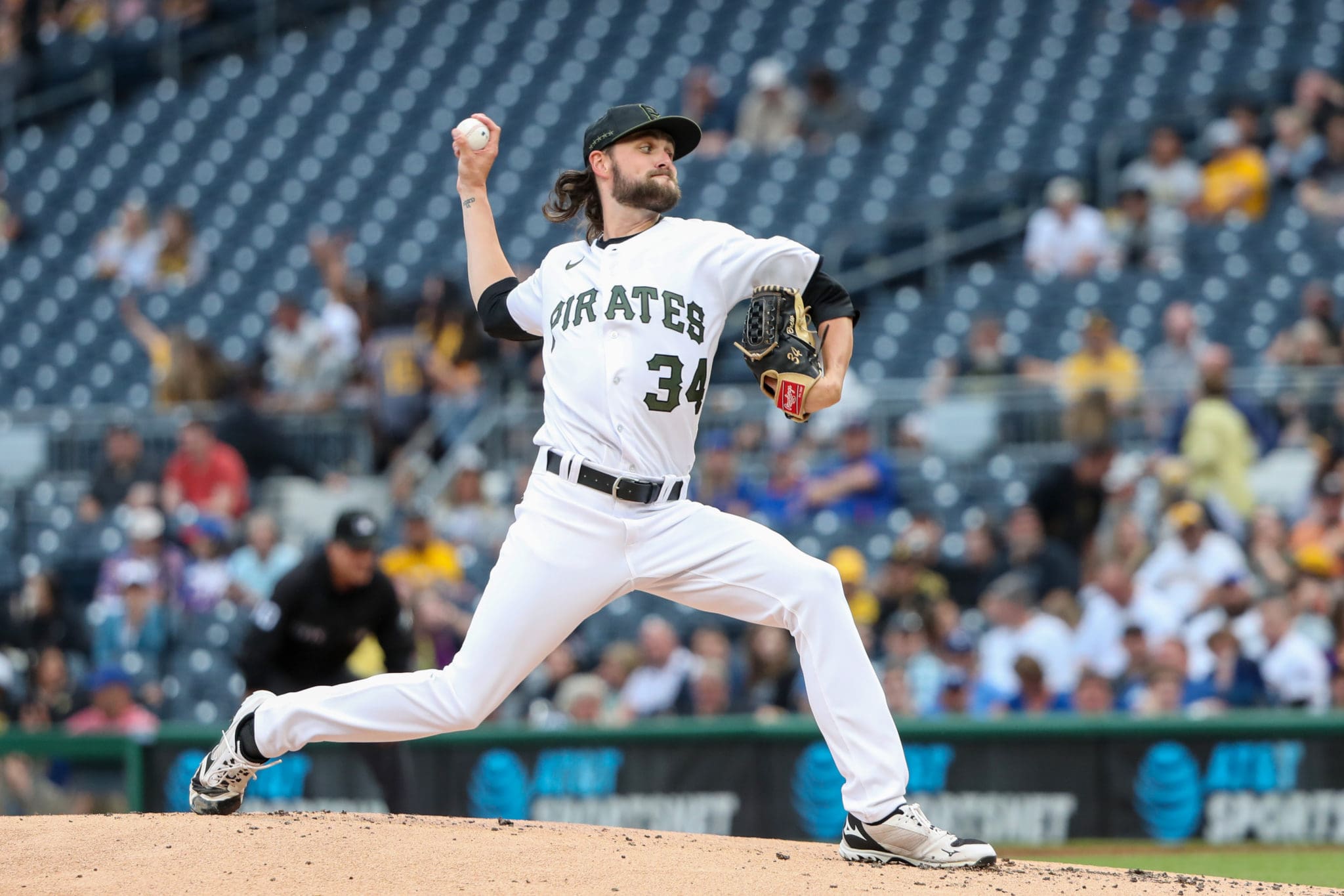 Pittsburgh Pirates starting pitcher JT Brubaker delivers during