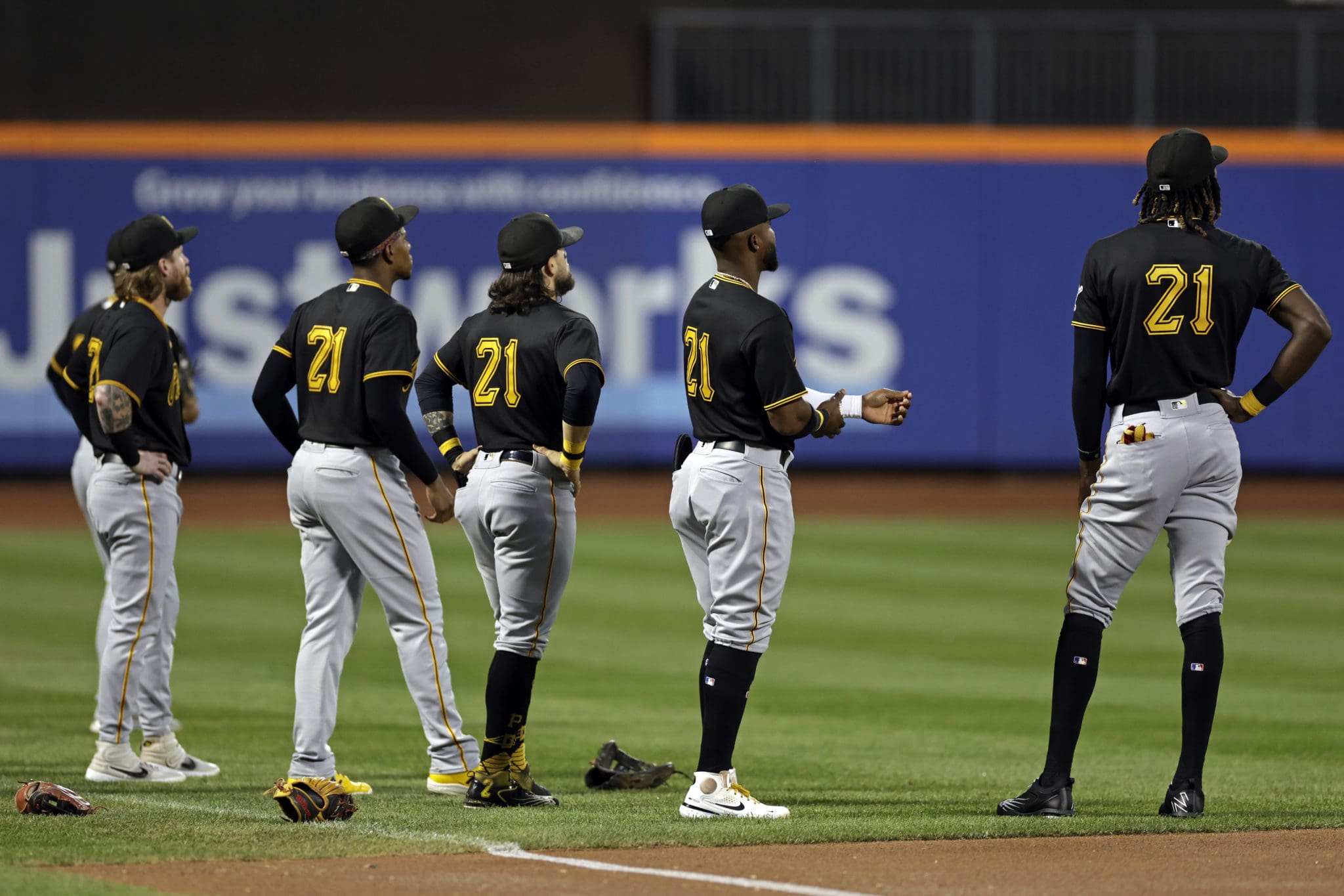 Pittsburgh Pirates first baseman Michael Chavis fields a ground