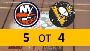 Penguins Flip the Script, But Lose to Islanders, 5-4, in Overtime